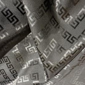 Плащевка черная геометрия (128797)