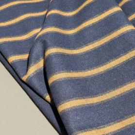 Хлопок синий в полоску (97839)