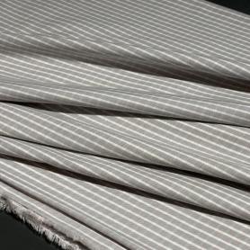 Хлопок серый в клетку (150245)