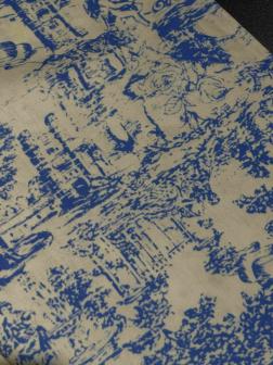 Хлопок белый с пейзажным принтом (178423-1)