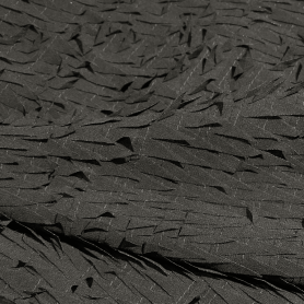 Полиэстер черный фактурный (95161)