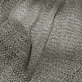 Полиэстер оливковый в сетку (152143)