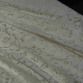 Полиэстер кремовый кружевной (178435-1)