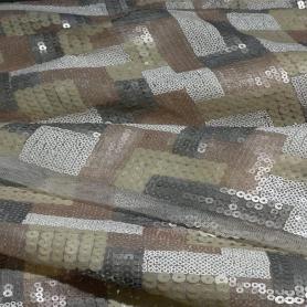 Полиэстер мультиколор с пайетками (178245-1)