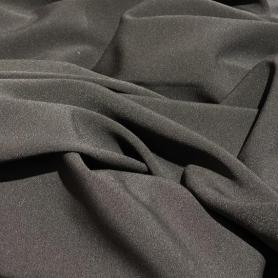 Поливискоза черная однотонная (150227-1)