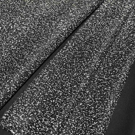 Хлопок черный с графичным принтом (178399-2)