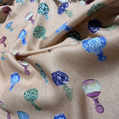 Вискоза бежевая с флаконами (152140)