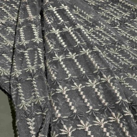 Хлопок полупрозрачный с вышивкой (142861)