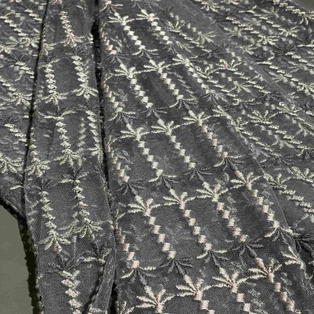 Хлопок полупрозрачный с вышивкой (142861)