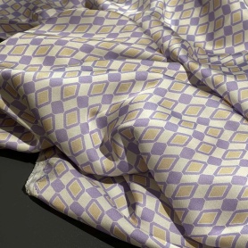 Вискоза серая с геометрическим принтом (178491-1)