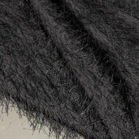 Вискоза черная "травка" (131350-2)