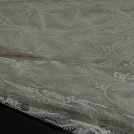 Полиэстер полупрозрачный с вышивкой (178474)