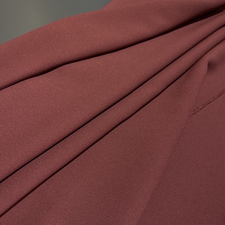 Вискоза бордовая однотонная (125689)