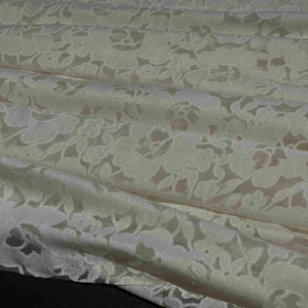 Полиэстер кремовый кружевной (178435-1)