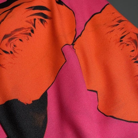 Вискоза мультиколор с цветочным принтом (134468)