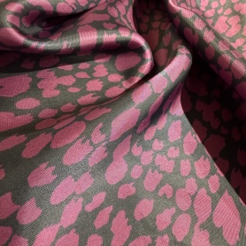 Вискоза синяя анималистичная (178410)