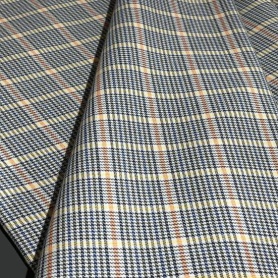 Поливискоза мультиколор в клетку (134480-1)