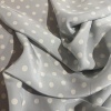 Вискоза серая в горошек (181477)