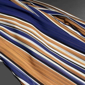 Полиэстер мультиколор в полоску (158376-1)