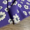 Вискоза фиолетовая в цветочный принт (152197)