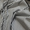 Хлопок черно-белый в полоску (178485)