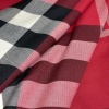 Полиэстер красный в клетку (128805-1)