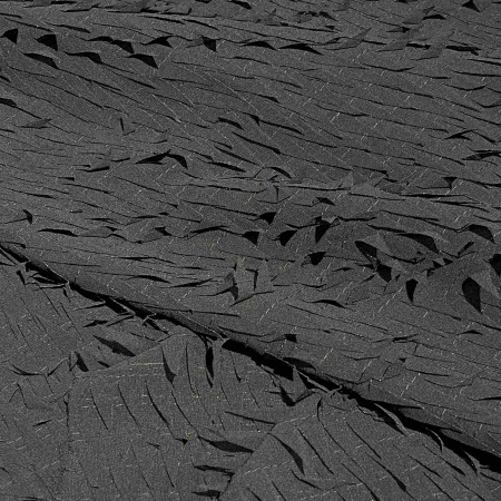 Полиэстер черный фактурный (95161)