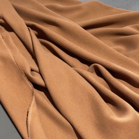 Вискоза коричневая однотонная (139222)