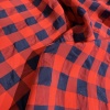 Вискоза красная в клетку (97926)