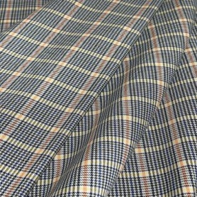 Поливискоза мультиколор в клетку (134480-1)