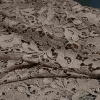 Полиэстер бежевый кружевной (150235)
