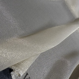 Шелк бежевый с металлическим блеском (181467-1) 