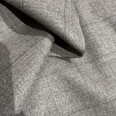 Шерсть серая в клетку (103950)