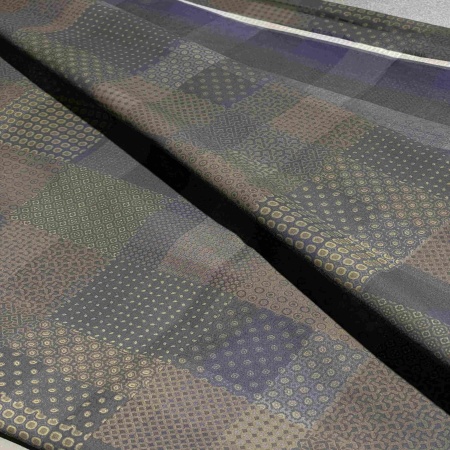 Хлопок мультиколор в клетку (143019-3)