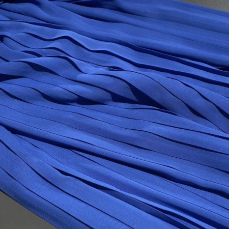 Полиэстер синий однотонный (158376)