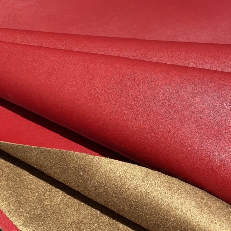 Экокожа красно-коричневая двусторонняя (187341)