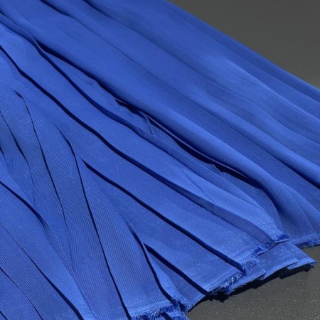 Полиэстер синий однотонный (158376)