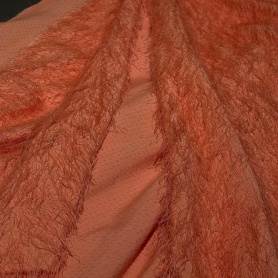 Вискоза оранжевая "травка" (131350-1)