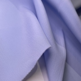 Шелк голубой однотонный (125730)
