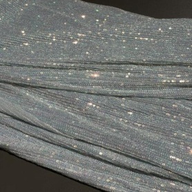 Полиэстер голубой с пайетками (178245-1)