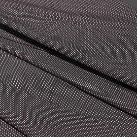 Хлопок черный с геометрическим принтом (187405-6)