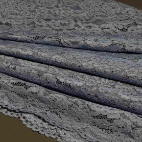 Полиэстер голубой кружевной (125469-1)