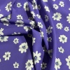 Вискоза фиолетовая в цветочный принт (152197)
