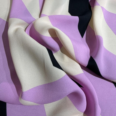 Вискоза молочная геометрия (178405)