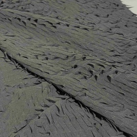 Полиэстер черный фактурный (95161)