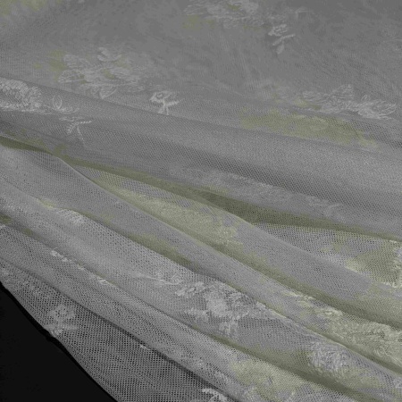 Хлопок полупрозрачный кружевной (142861)