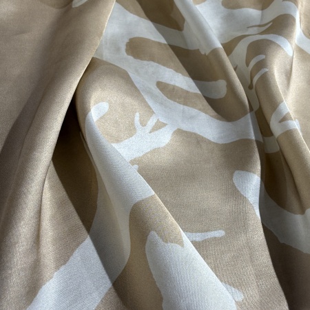 Вискоза коричневая узор (181477)