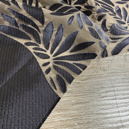 Вискоза полупрозрачная в цветочный принт (178427)