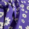 Вискоза фиолетовая в цветочный принт (152197)