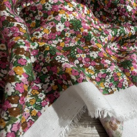 Вискоза молочная в цветочный принт (150258\1)